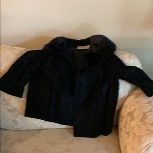 Vintage ladies fur jacket, The Broadway label.